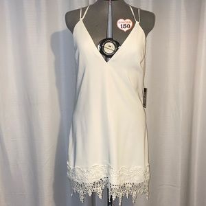 EXPRESS NWT off white slip on dress, size 10.